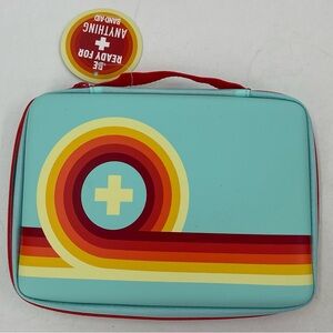 Target Johnson & Johnson Empty Band-Aid First Aid Kit Case Travel Car 9” x 7”
